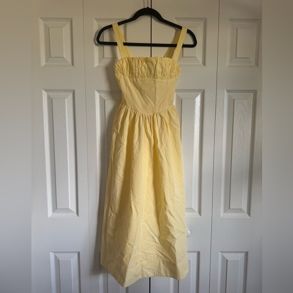 Anthropologie Dresses & Skirts - Anthropologie Butter Yellow Smocked Dress